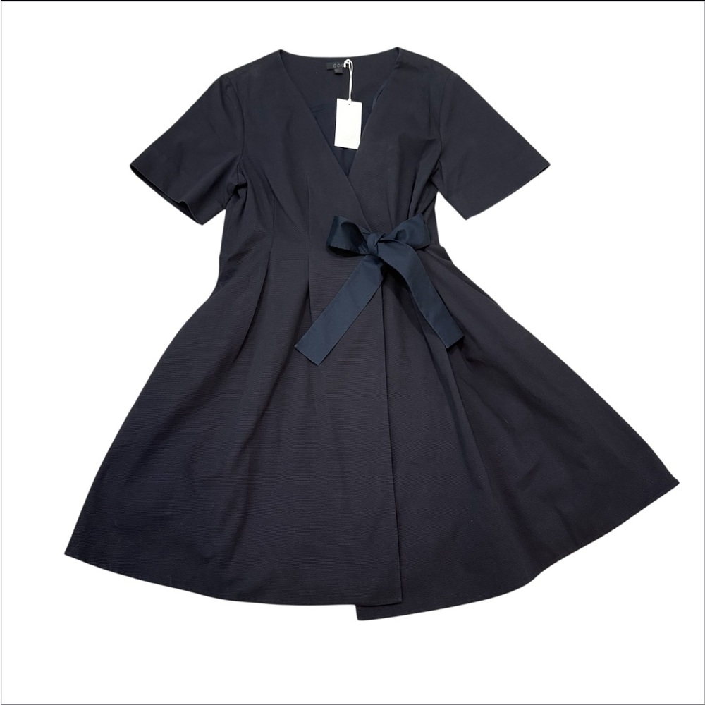COS Black Mini Dress with Bow